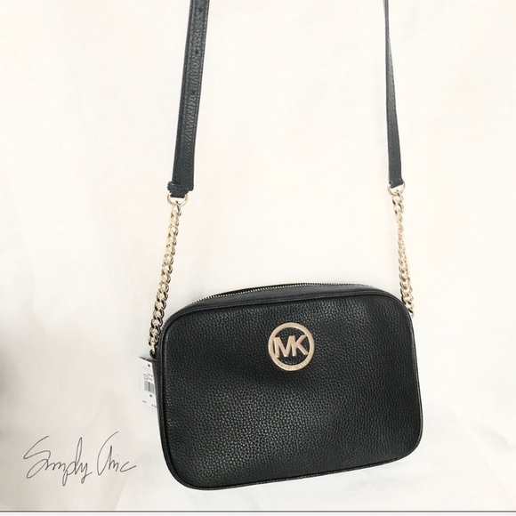 NWT authentic MK genuine pebble leather crossbody - Picture 4 of 8